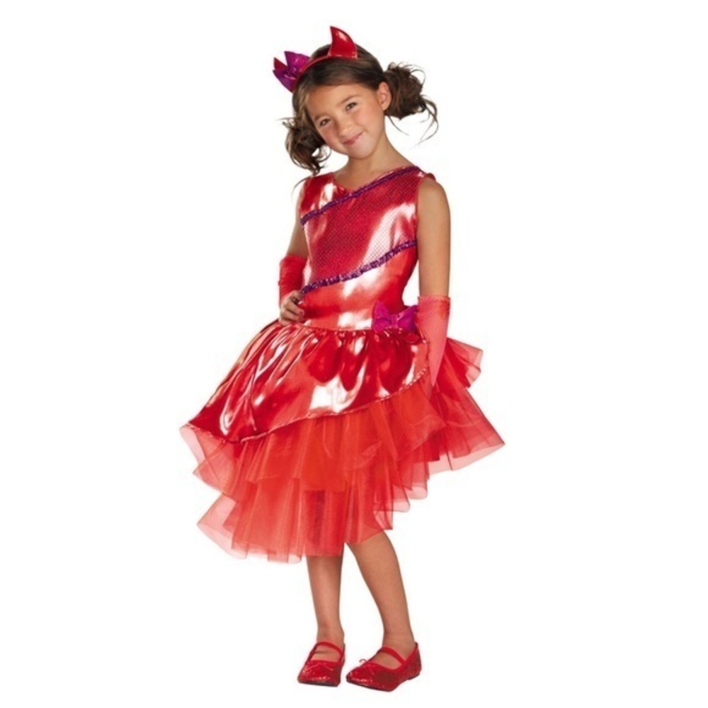 DISGUISE Girls Darling Devil Halloween Costume size small 4-6